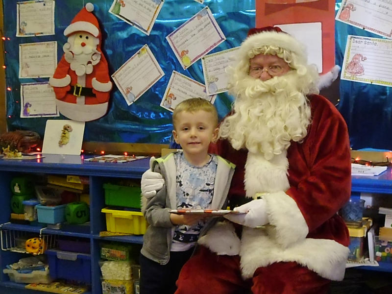 Santa visits Maghera Primary School